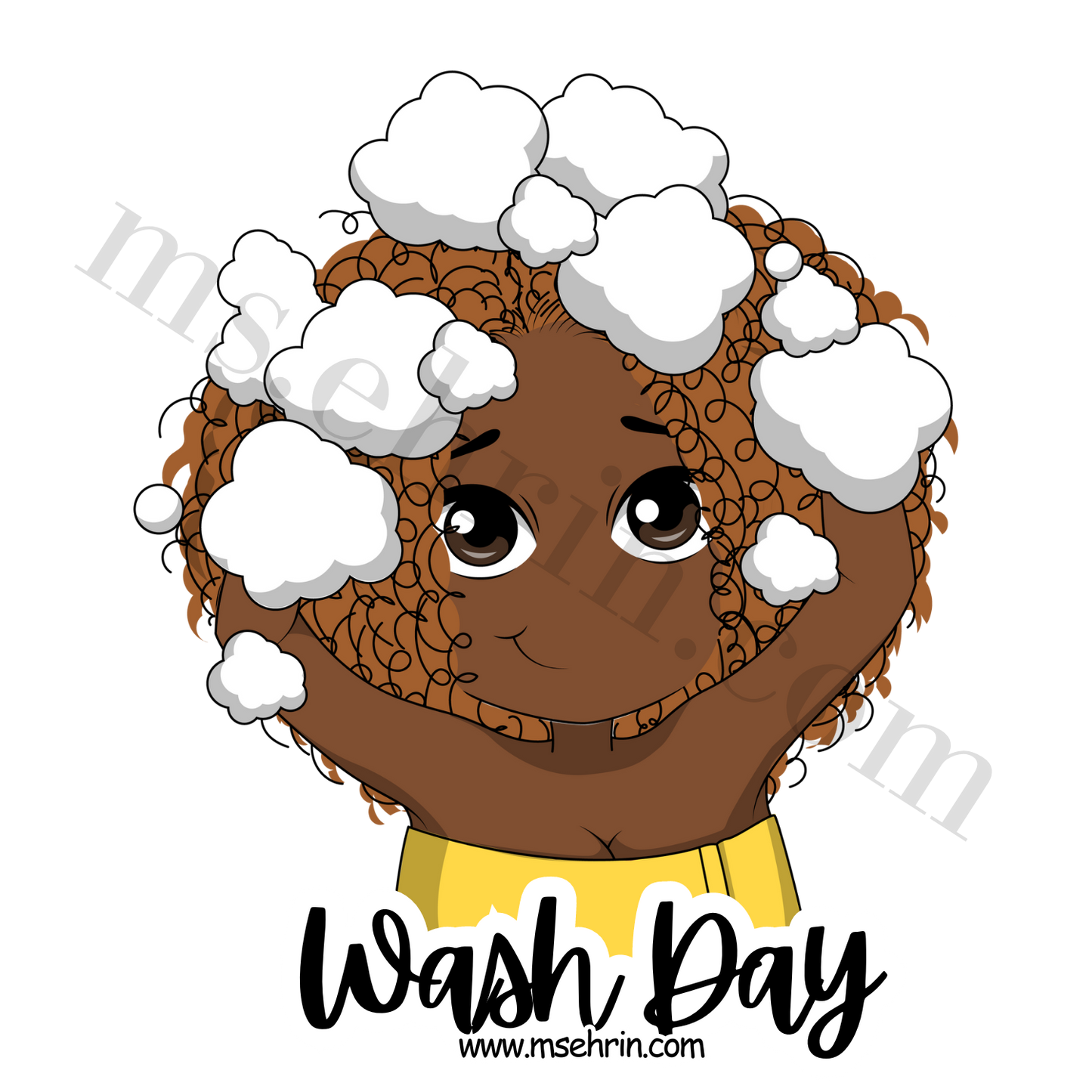 Wash Day Sticker | Yellow